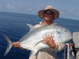 Man with bigger fish